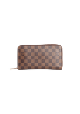 DAMIER ÉBÈNE ZIPPY WALLET