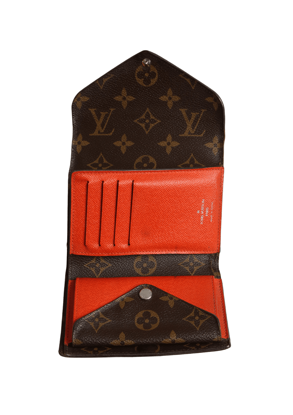 CARTEIRA LOUIS VUITTON MARIE-LOU COMPACT WALLET MARROM ORIGINAL