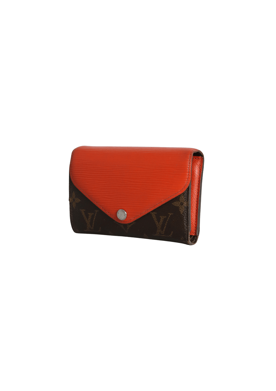 CARTEIRA LOUIS VUITTON MARIE-LOU COMPACT WALLET MARROM ORIGINAL