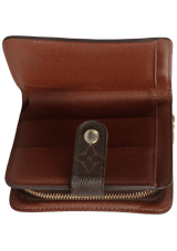 MONOGRAM COMPACT ZIP WALLET