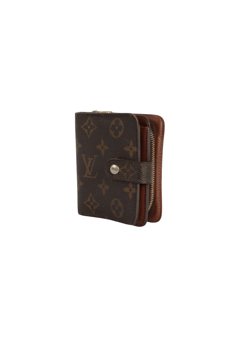 MONOGRAM COMPACT ZIP WALLET