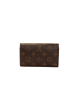 MONOGRAM TRIFOLD ZIP WALLET