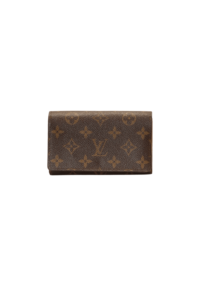 MONOGRAM TRIFOLD ZIP WALLET