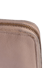 LEATHER ZIP AROUND WALLET