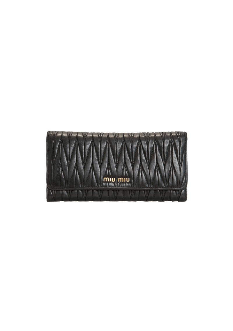 MATELASSÉ LONG WALLET