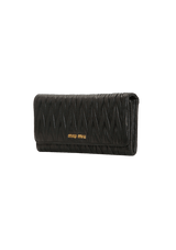 MATELASSÉ LONG WALLET