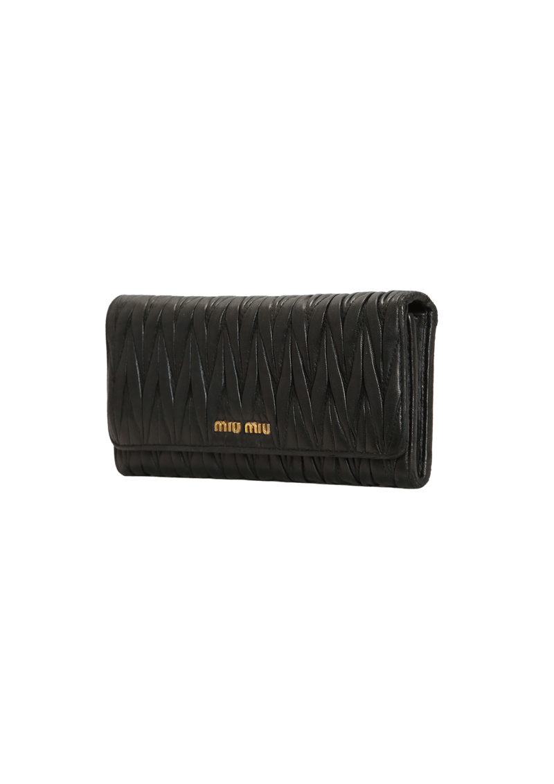 MATELASSÉ LONG WALLET