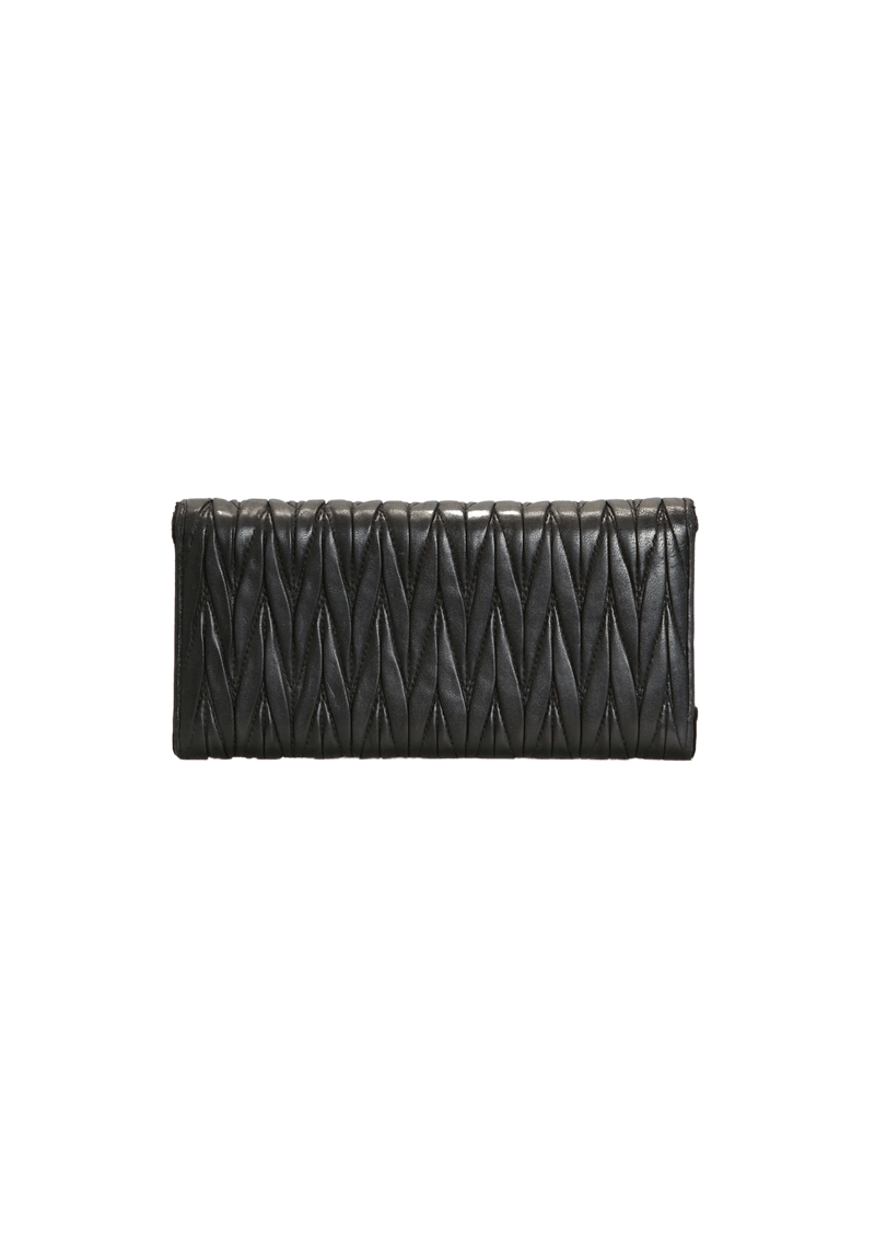 MATELASSÉ LONG WALLET