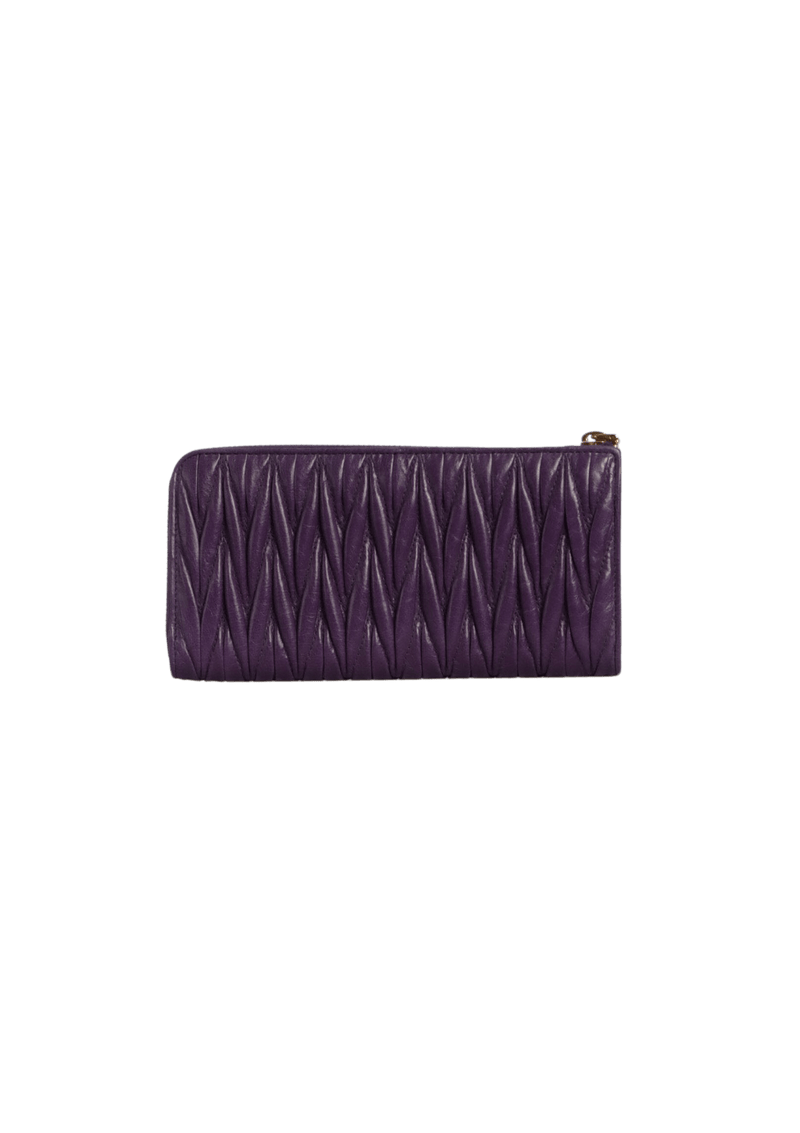 NAPPA MATELASSÉ CONTINENTAL WALLET