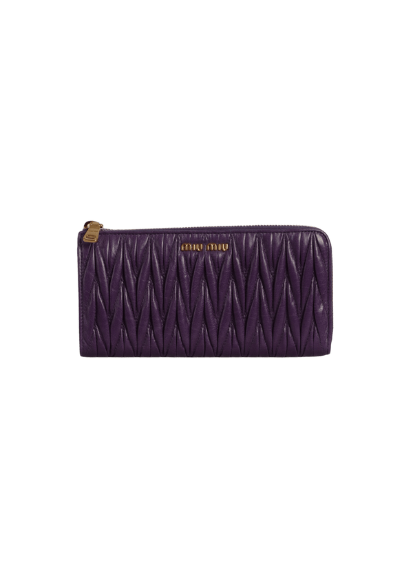 NAPPA MATELASSÉ CONTINENTAL WALLET