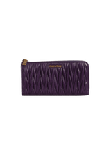 NAPPA MATELASSÉ CONTINENTAL WALLET