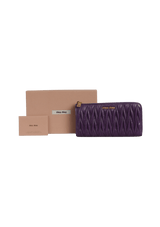 NAPPA MATELASSÉ CONTINENTAL WALLET