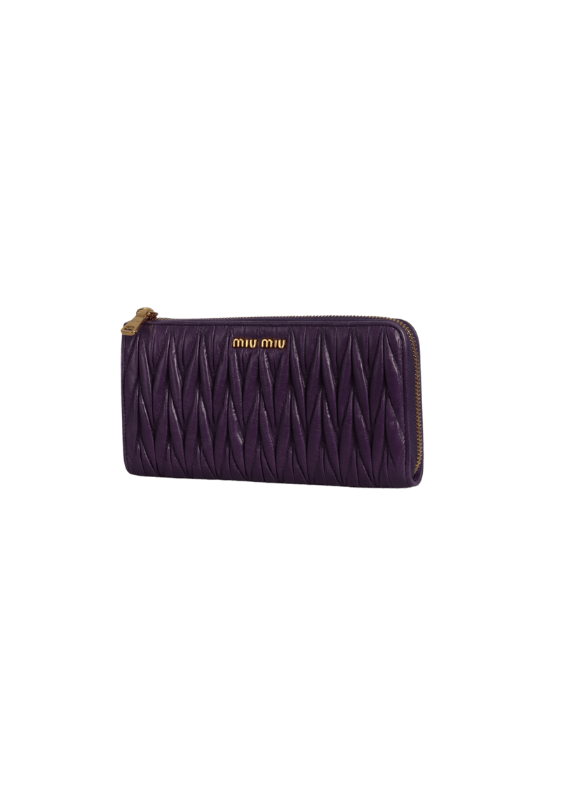 NAPPA MATELASSÉ CONTINENTAL WALLET