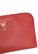 LARGE SAFFIANO ZIP AROUND WALLET