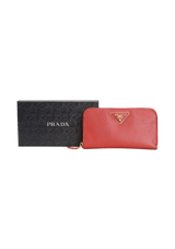 LARGE SAFFIANO ZIP AROUND WALLET