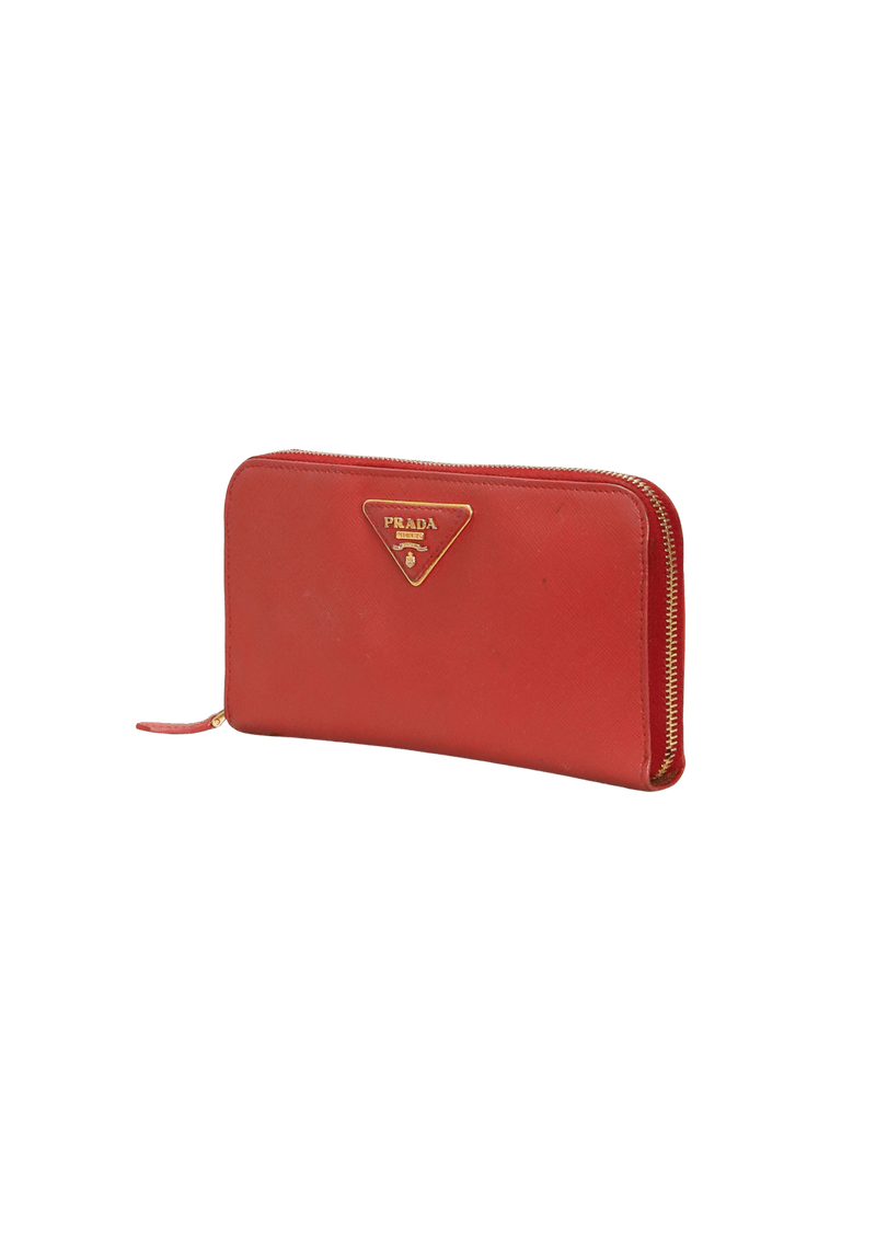 LARGE SAFFIANO ZIP AROUND WALLET