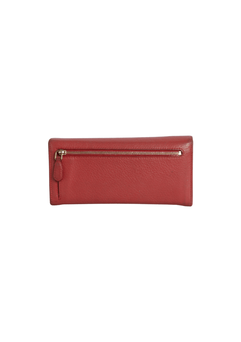 LEATHER CONTINENTAL WALLET