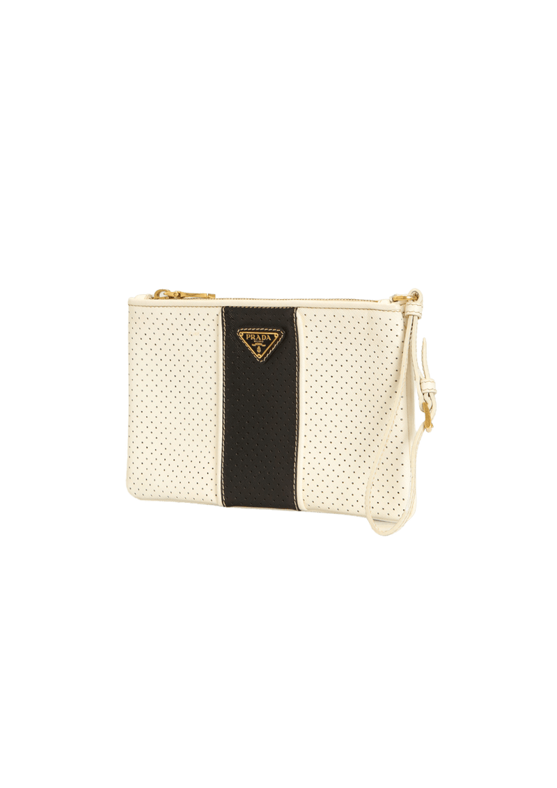 SAFFIANO BICOLOR POUCH