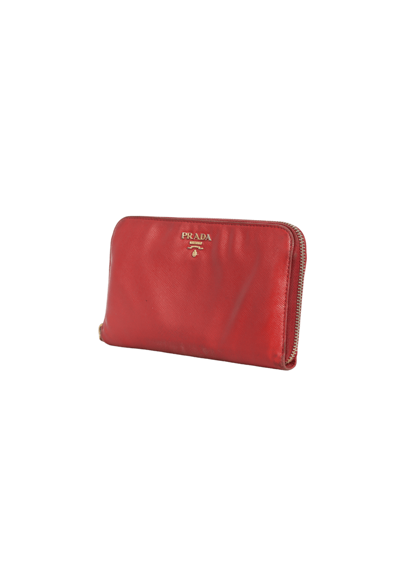 SAFFIANO ZIP AROUND WALLET