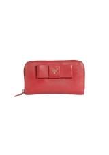 SAFFIANO ZIP AROUND WALLET