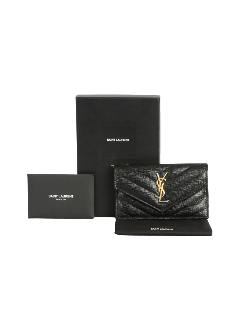 CASSANDRE MATELASSÉ COMPACT WALLET