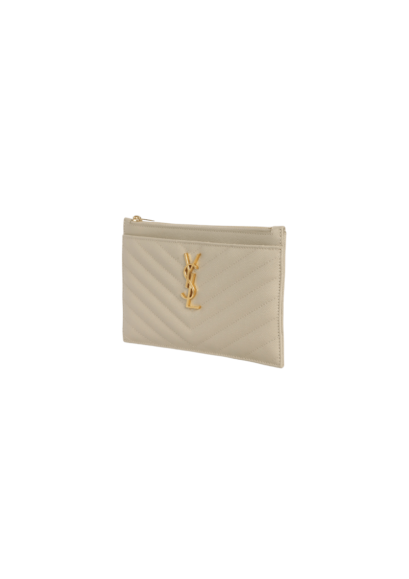 MONOGRAM MATELASSE POUCH