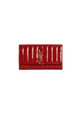 PATENT LEATHER VICKY WALLET