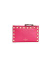 ROCKSTUD CARDHOLDER WITH ZIPPER