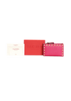 ROCKSTUD CARDHOLDER WITH ZIPPER