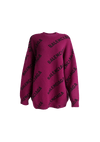 ALLOVER LOGO SWEATER PP