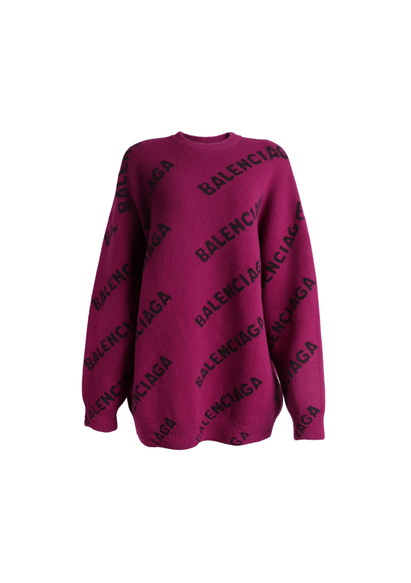 ALLOVER LOGO SWEATER PP