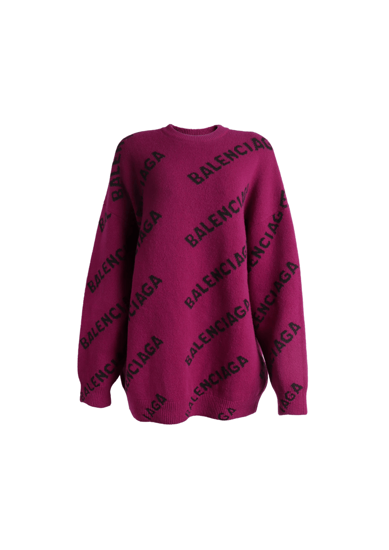 ALLOVER LOGO SWEATER PP