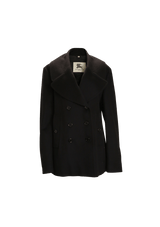 WOOL PEA COAT 46