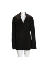 WOOL PEA COAT 46