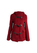 WOOL DUFFLE COAT 36