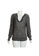 TWEED SWEATER 38