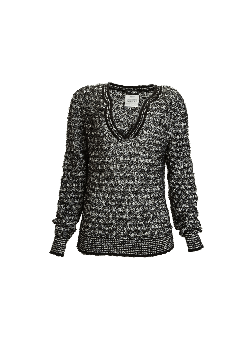 TWEED SWEATER 38