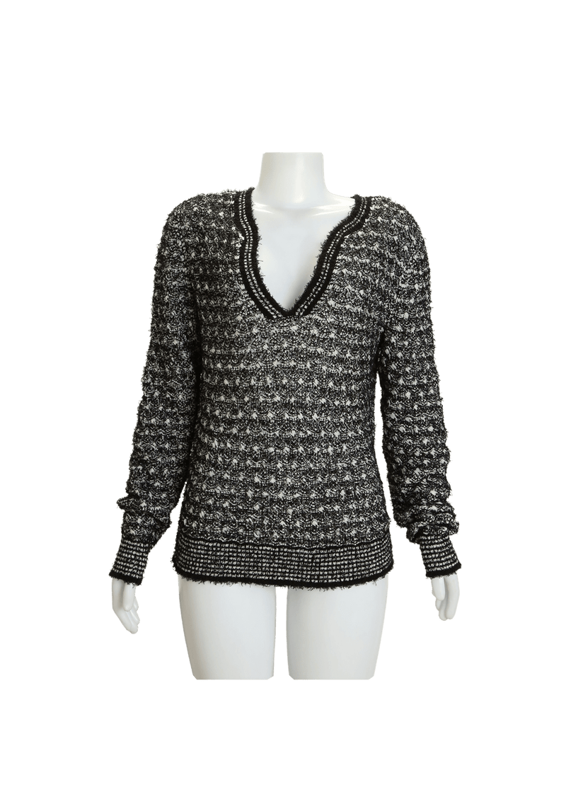 TWEED SWEATER 38