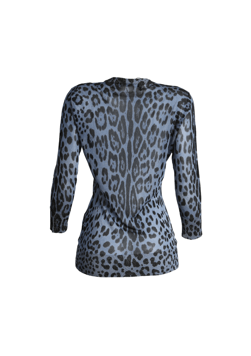 ANIMAL PRINT SWEATER  38