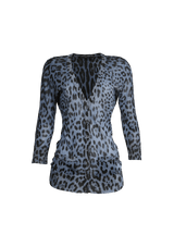 ANIMAL PRINT SWEATER  38