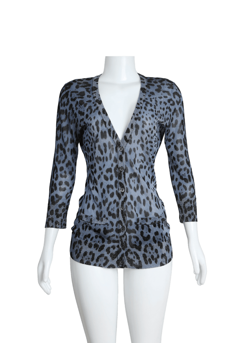 ANIMAL PRINT SWEATER  38