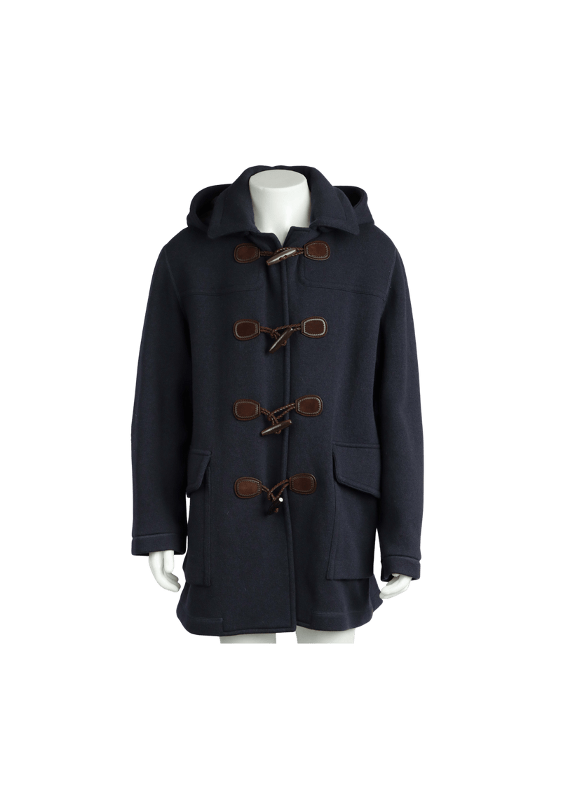 Gucci hooded wool outlet coat