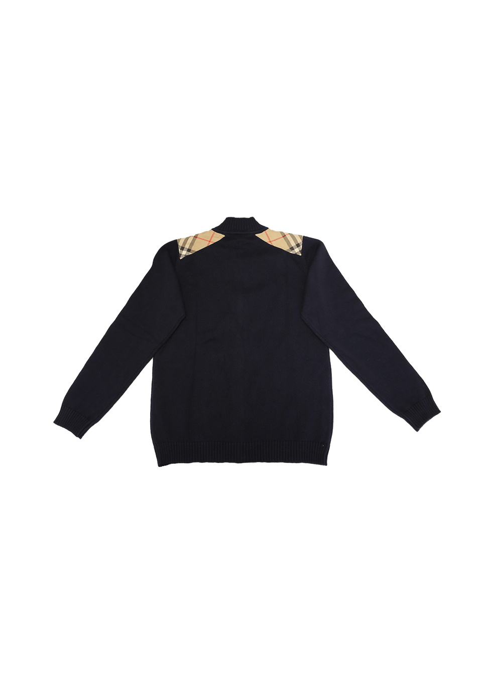 CASACO INFANTIL BURBERRY LONG SLEEVE SWEATER AZUL 12Y ORIGINAL