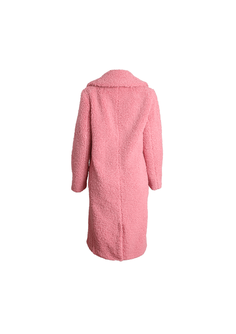 DOUBLE-BREASTED TEDDY SHERPA COAT P