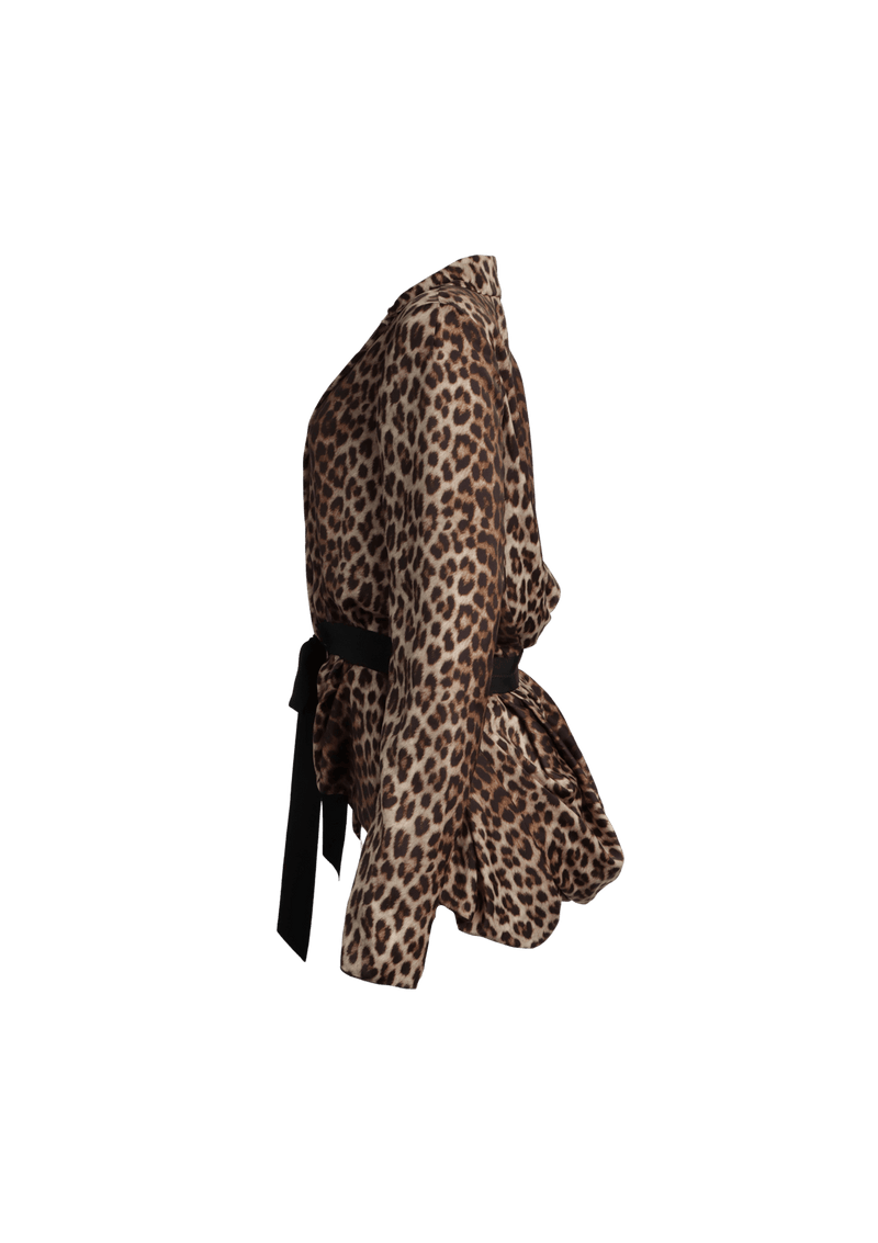 ANIMAL PRINT COAT 36