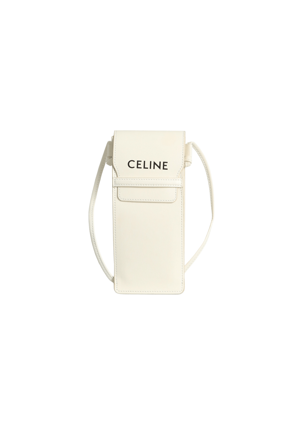 CASE CELINE LEATHER SUNGLASSES HOLDER OFF WHITE ORIGINAL – Gringa