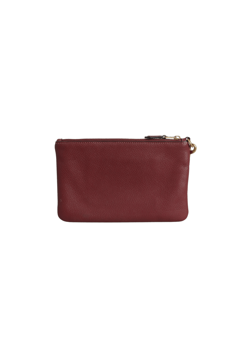 LEATHER WRISTLET