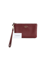 LEATHER WRISTLET