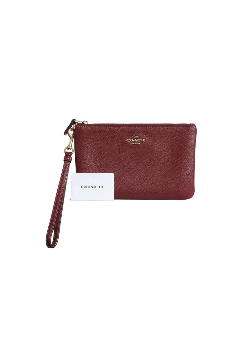 LEATHER WRISTLET