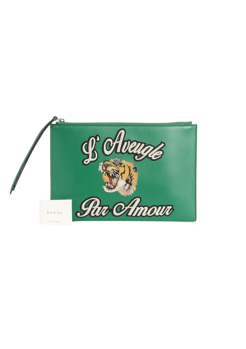 L'AVEUGLE PAR AMOUR ZIP POUCH